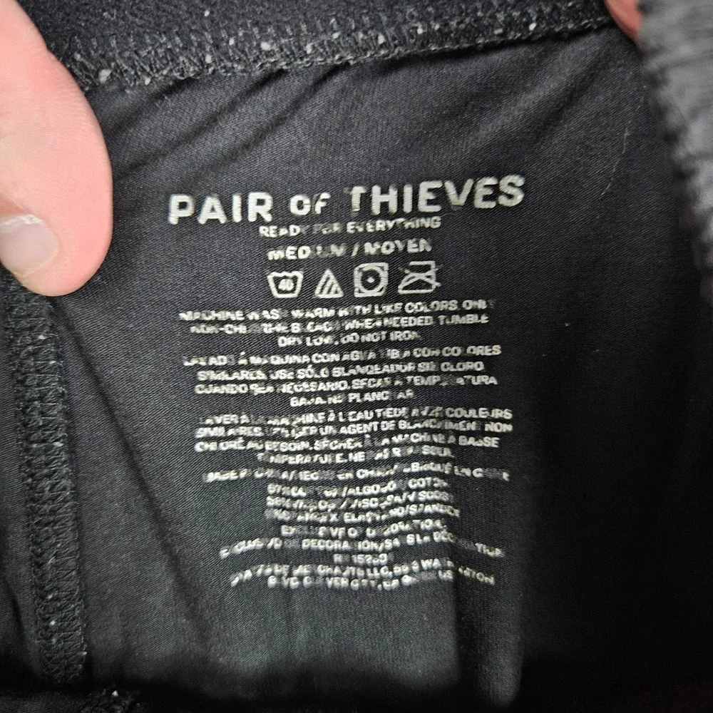 Pair of Thieves Mens Charcoal Gray Jogger Sweatpants Size‎ Medium Lounge Pants